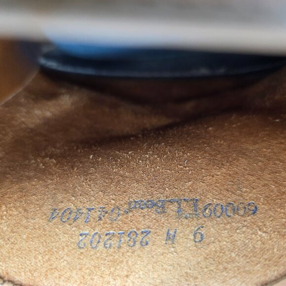 LL Bean Vintage Mens Lounger Duck Boot Engineer Buckle Leather Rubber Maine Sz 9 - Picture 13 of 13